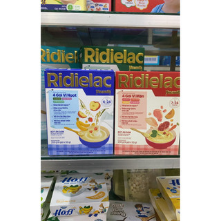 Bột ăn dặm vinamilk ridielac gold 4 vị mặn/ngọt cho bé - hộp giấy 200g