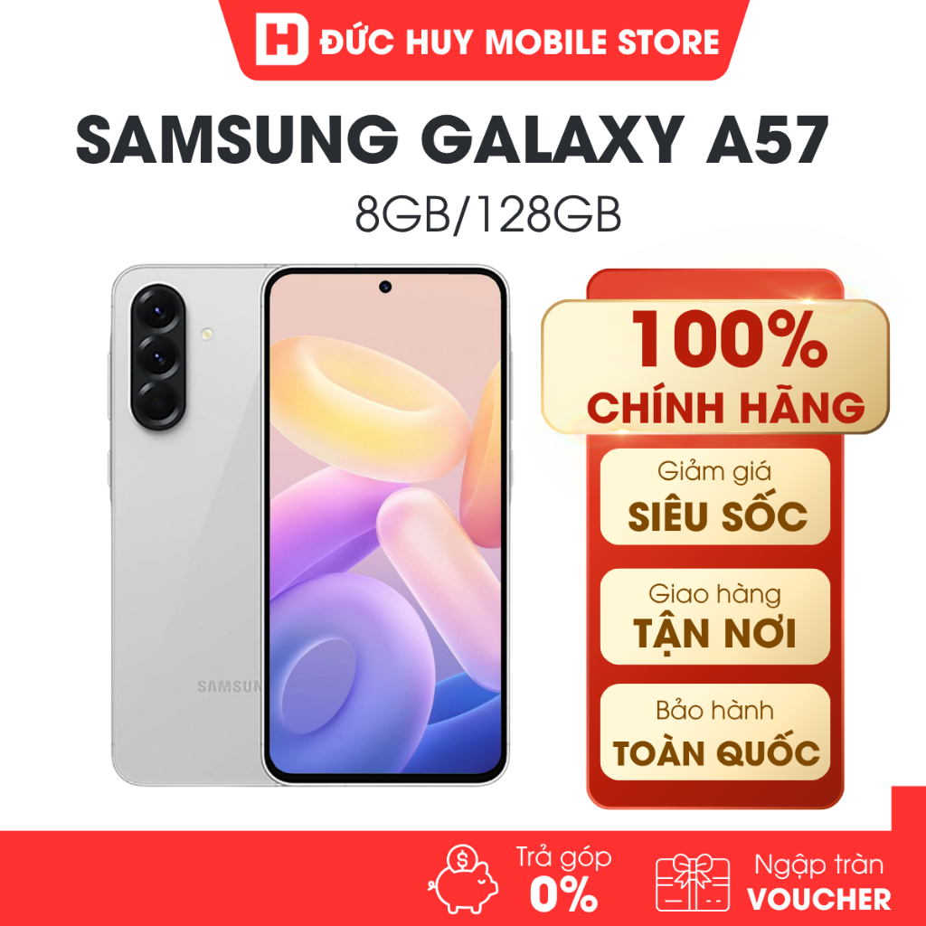 { KH T4 - Full VAT ) Điện Thoại Samsung Galaxy A57 5G 8GB/128GB Chính Hãng | BigBuy360 - bigbuy360.vn