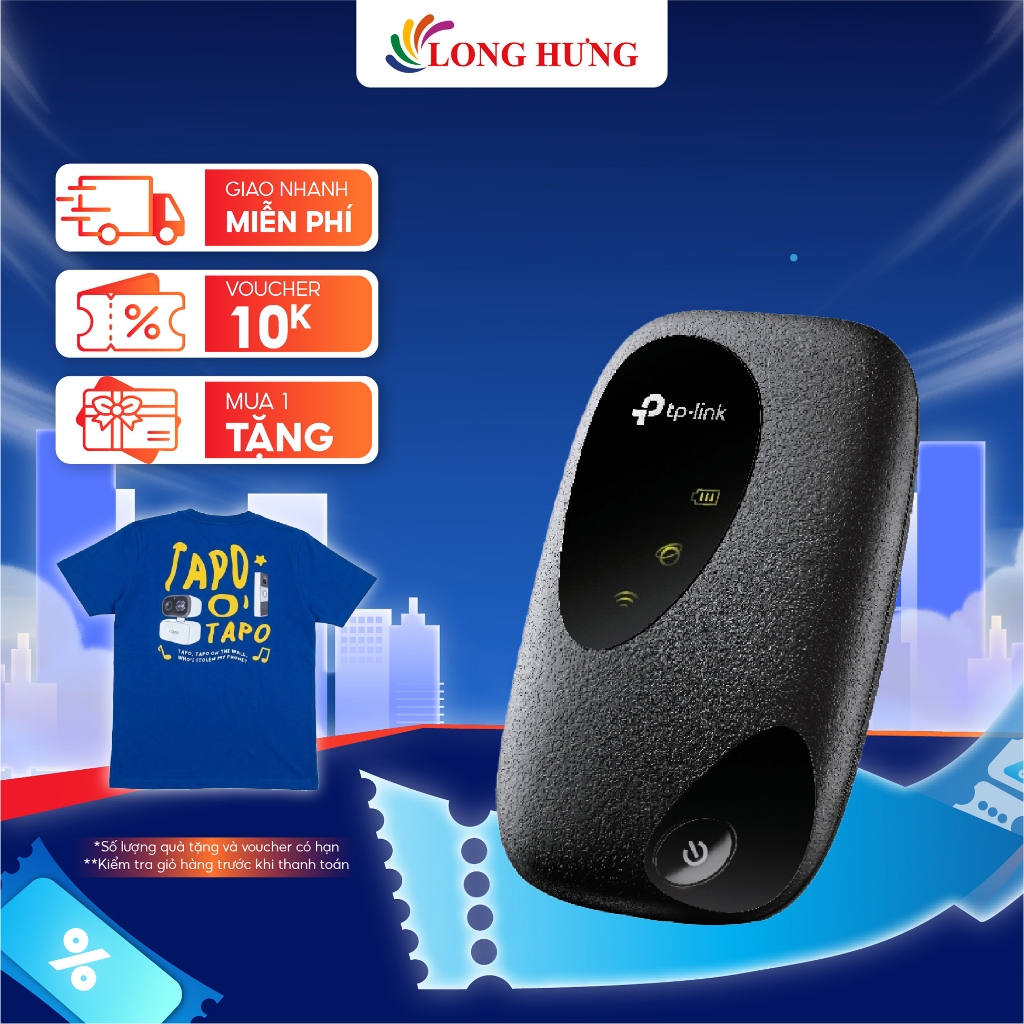 Bộ thiết bị phát Wifi 4G LTE TP-Link M7000 - Hàng chính hãng