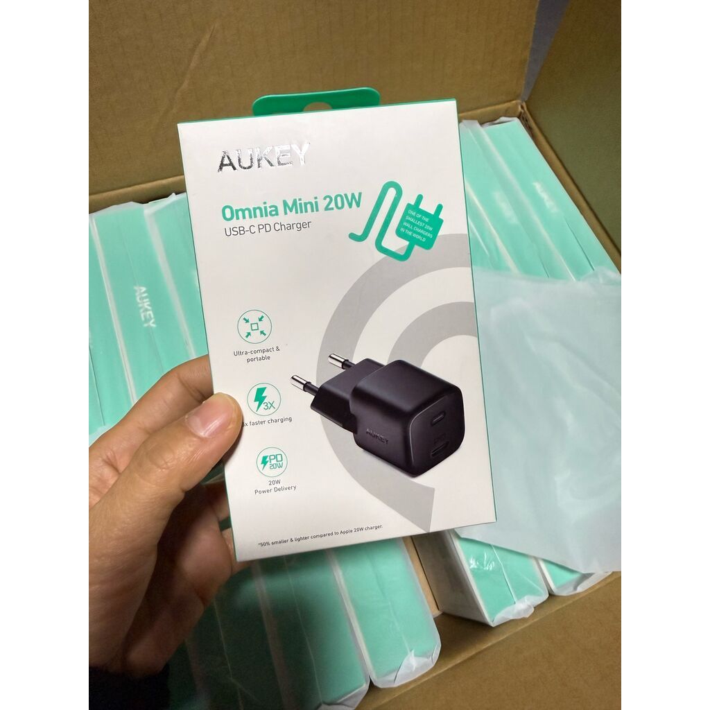 Củ sạc nhanh 20W hãng Aukey Omnia OMNIA USB-C PD PA-B1