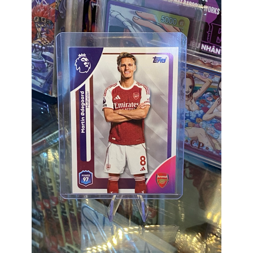 [NHÀ VÔ ĐỊCH EPL 2026] Thẻ Cầu Thủ Martin Odegaard Topps Premier League 2026 Arsenal Base #10