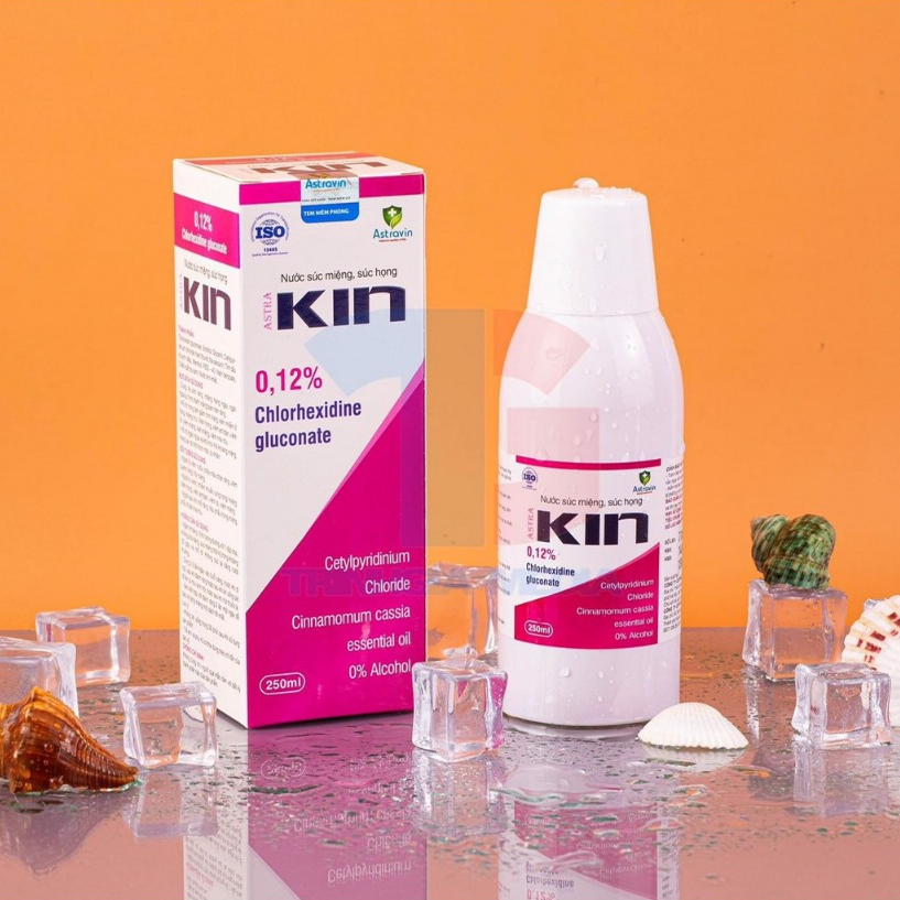 Nước súc miệng, họng Astra KIN - Nước súc miệng, họng diệt khuẩn, bảo vệ răng miệng khỏi vi khuẩn, v