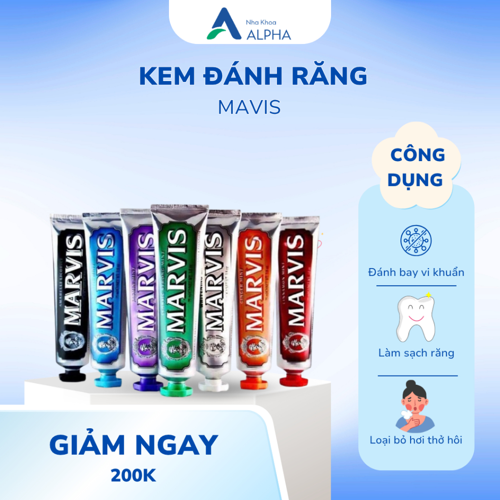 Kem đánh răng Mavis
