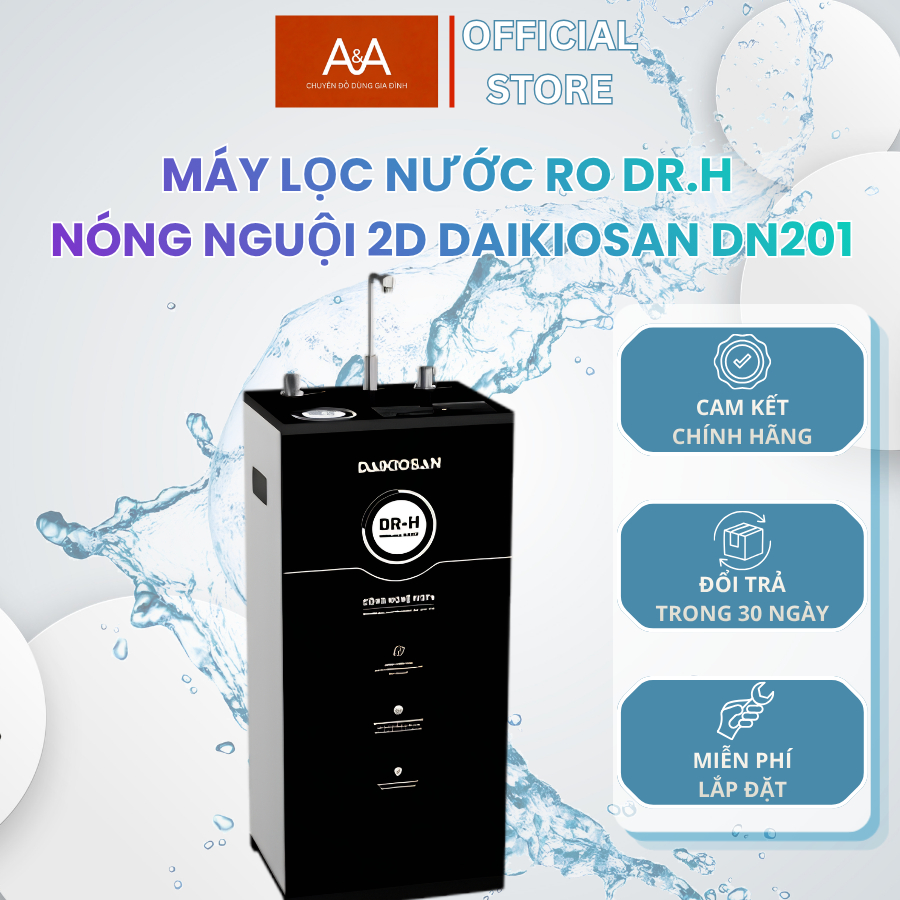Máy Lọc Nước RO Dr.H Nóng Nguội 2D DAIKIOSAN DN201 - Gia Dụng Giá Tốt A&A