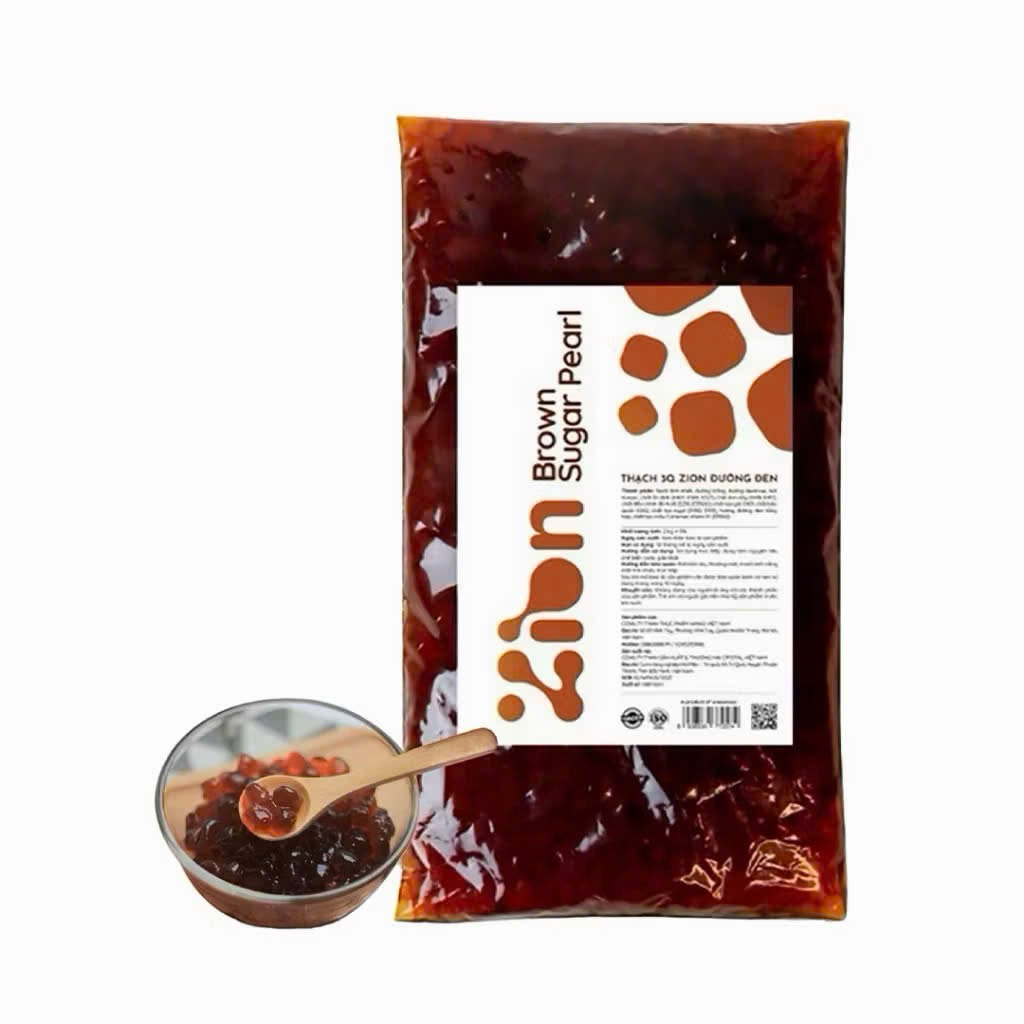 [Lẻ] Gói Trân Châu 3Q Zion Trắng, 3Q Zion Đen. Topping Trà Sữa