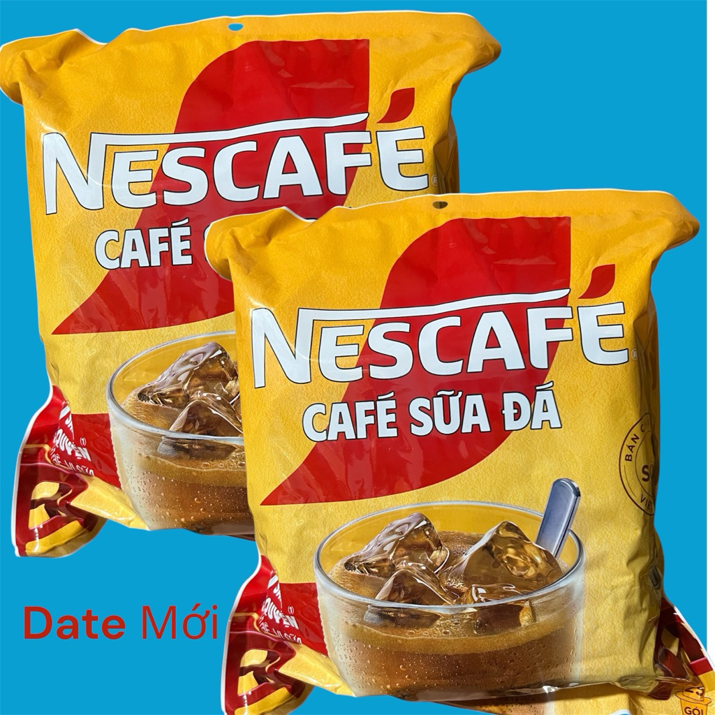 Nescafe Sữa Đá Cao Cấp Đậm Vị (25gram x 24gr) Đậm Vị Sữa  (DATE MỚI)