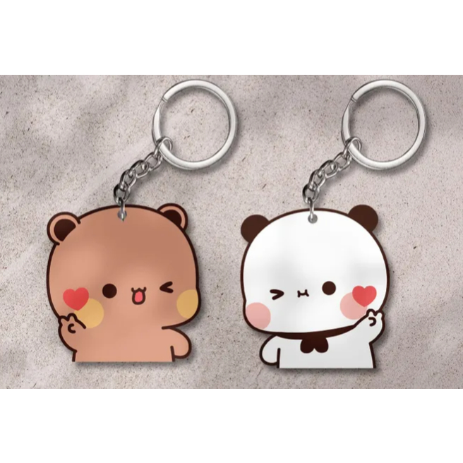 Winking with Love – Bubu & Dudu Style Acrylic Keychain
