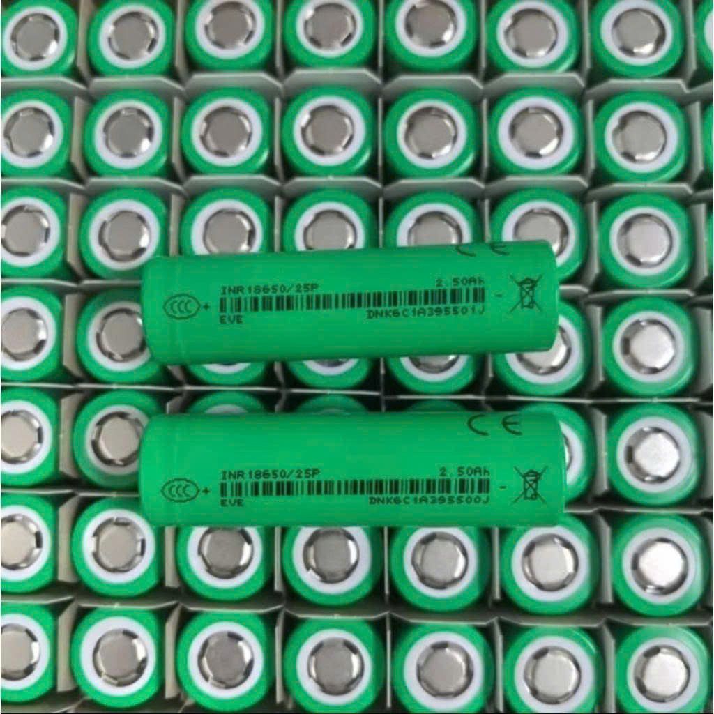 Pin EVE 25P dung lượng 2500, xả 30A, new 100%