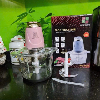 Máy Xay Thịt Đa Năng 3.5L Công Suất 1800W – Máy Xay Thực Phẩm Gia Đình Cối Thủy Tinh Dày, Lưỡi Dao Inox 4 Cánh Xay