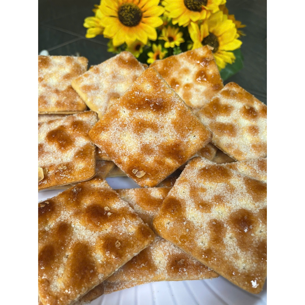 Bánh Lạt Đường Vuông 500gr/ 1 ký-Bánh Kẹo Sài Gòn