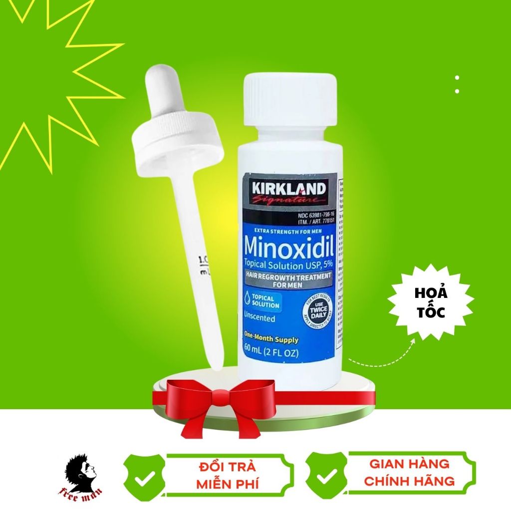 Date xa 2027 - Xịt Mọc Tóc Minoxidil 5% Dung dịch thoa Minoxidil 5% mọc Tóc Râu, ngăn Rụng Tóc