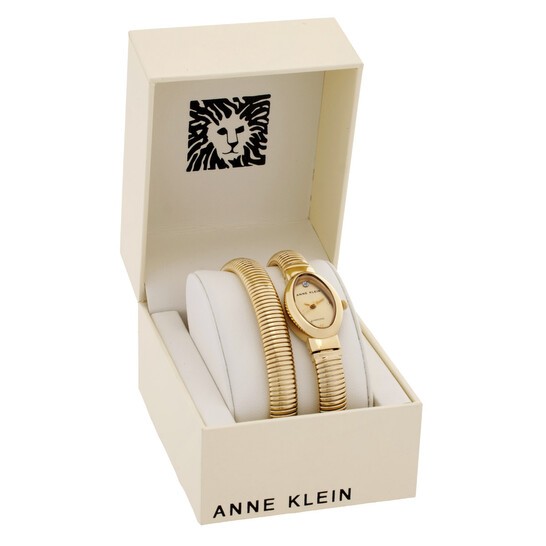 Set Đồng Hồ & Vòng Đeo Tay Nữ Anne Klein AK-5178GPST