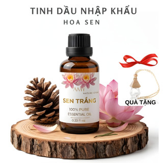 Tinh dầu hoa sen máy xông thơm phòng 100ml làm nến thơm đuổi muỗi khử mùi hiệu quả