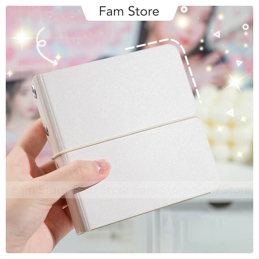 Binder Ringnote be trơn mini chính hãng - Album đựng ảnh, photocard, card bo góc...