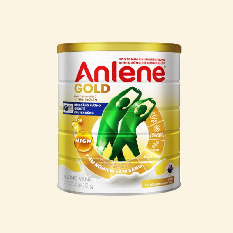 Anlene Gold hương vani 800g
