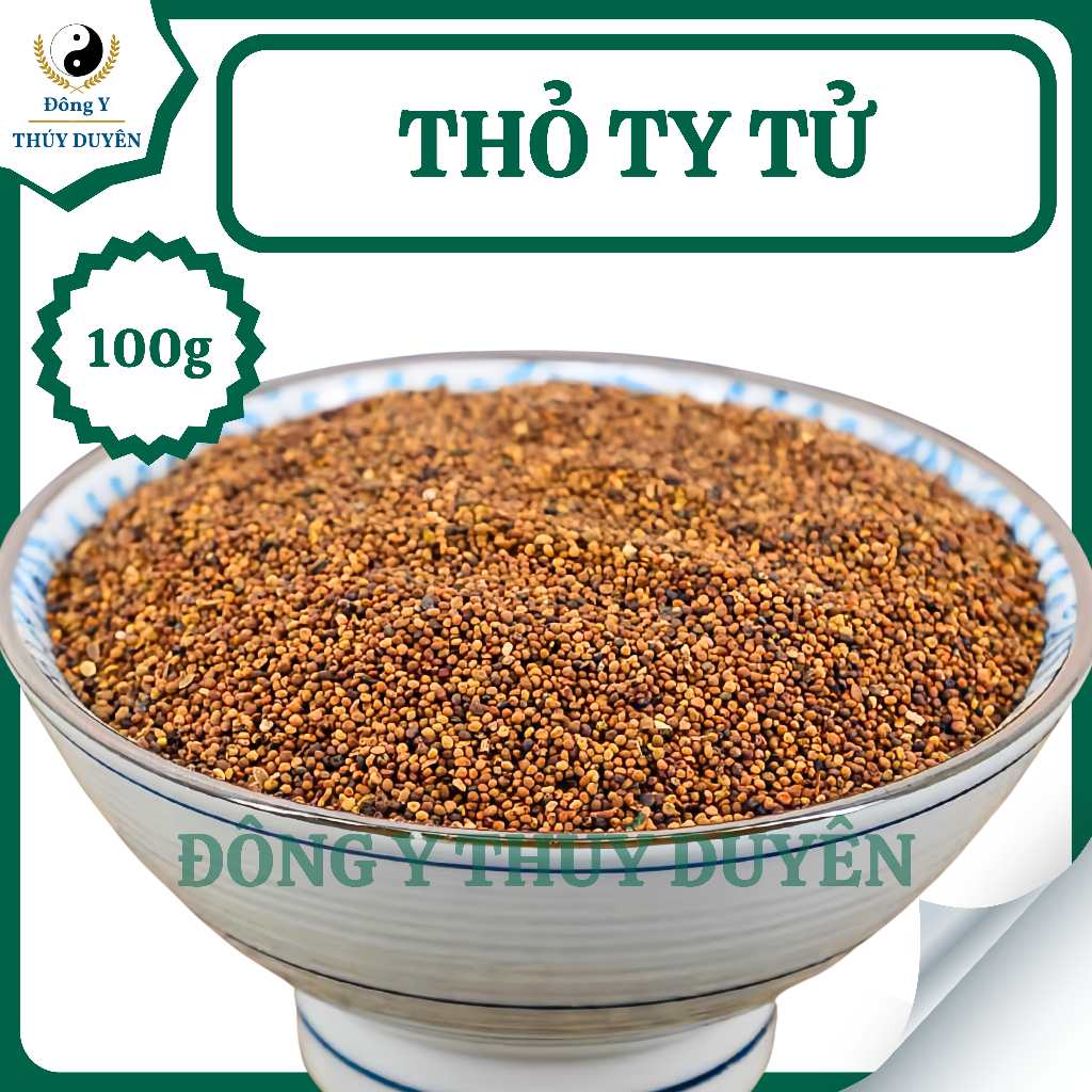 Thỏ Ty Tử 100g | Loại 1 - Hạt Dây Tơ Hồng, Vàng Sạch, Dưỡng Thận, Bổ Gân Cốt, Tăng Cường Sinh Lý