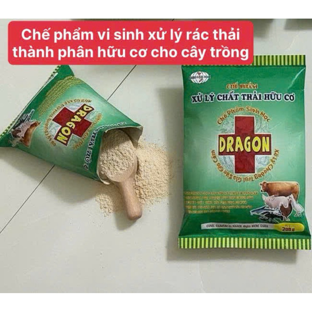 Men vi sinh DRAGON / EMC xử lý rác thải làm phân bón hưu cơ
