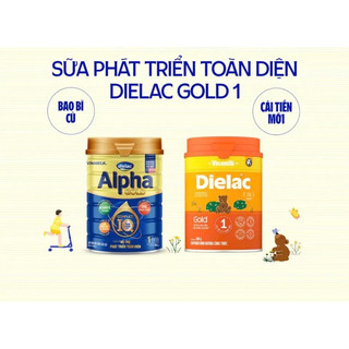 Sữa bột Dielac Alpha Gold 1 800g (cho trẻ từ 0-6 tháng)
