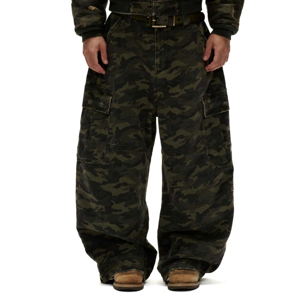 QUẦN FNOS  WASHED CAMO CARGO PANTS