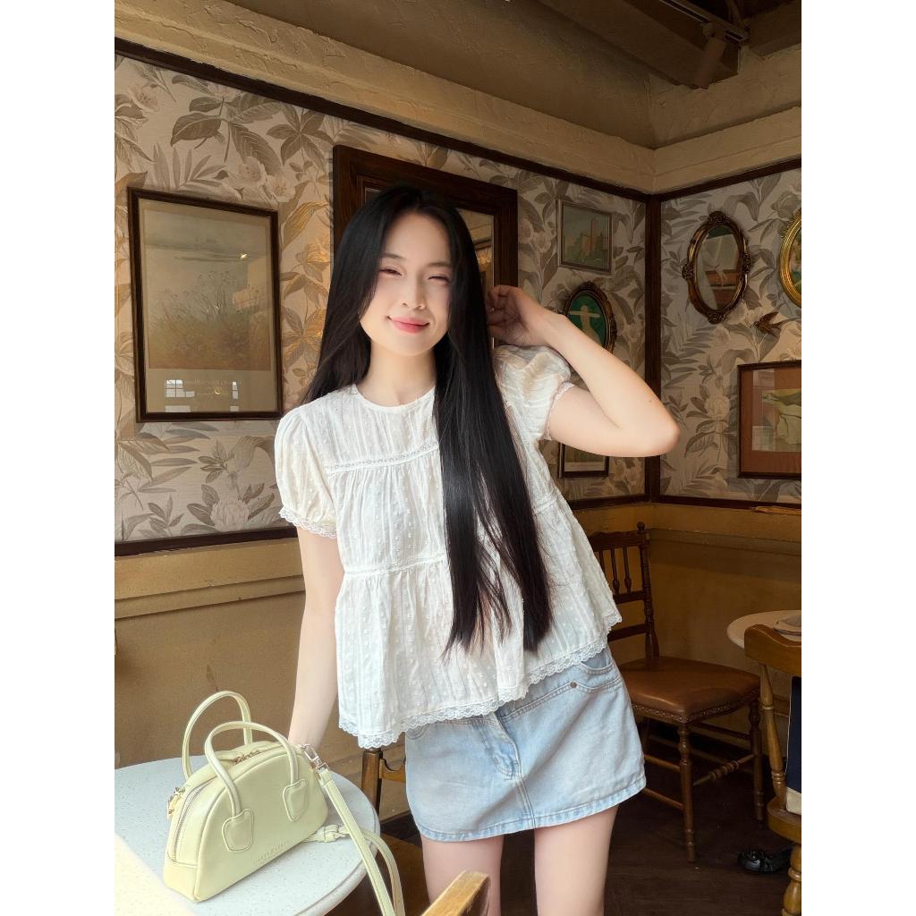 (Oder QC). áo sơ mi babydoll vải thô boi mềm mỏng mát  LAMO - B1542 | BigBuy360 - bigbuy360.vn