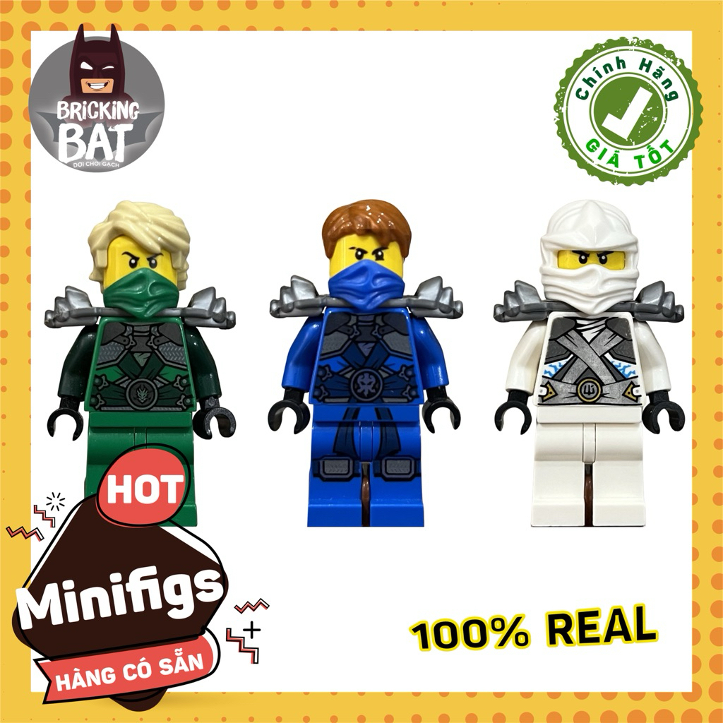 [Bricking Bat] L.E.G.0 Minifigs - Ninjago Stone Warrior Armor Rebooted
