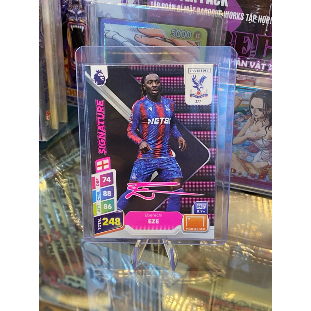 Thẻ Chữ Kí In Eberechi Eze Panini Adrenalyn Premier League 2025 Crystal Palace SIGNATURE