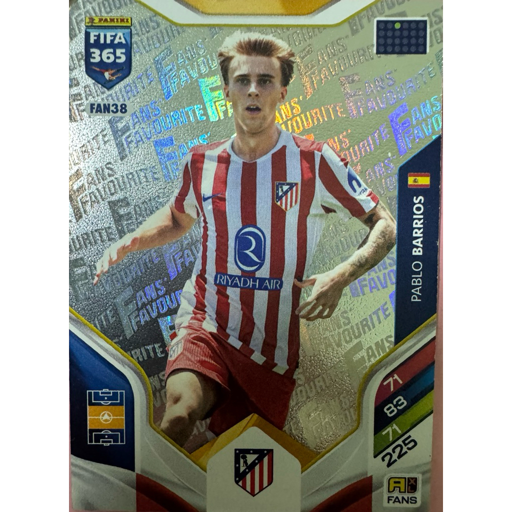 Pablo Barrios Fans Trắng PANINI FIFA365 2026