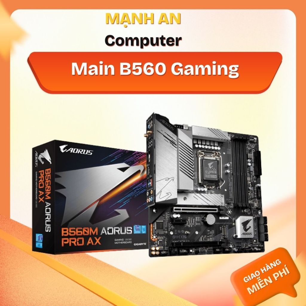 Main Bo Mạch Chủ B460 | B560 | Z490 | Z590 Dòng Gaming 4 Khe Ram Chất XỊn Và Cam kết Zin ạ