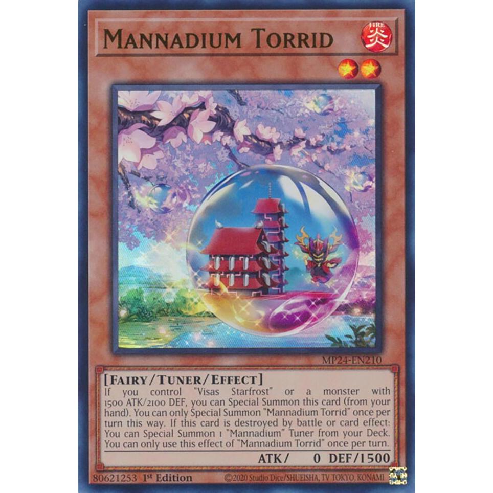 Thẻ Bài YuGiOh Mã MP24-EN210 - Mannadium Torrid - Tuner Effect Monster - Ultra Rare