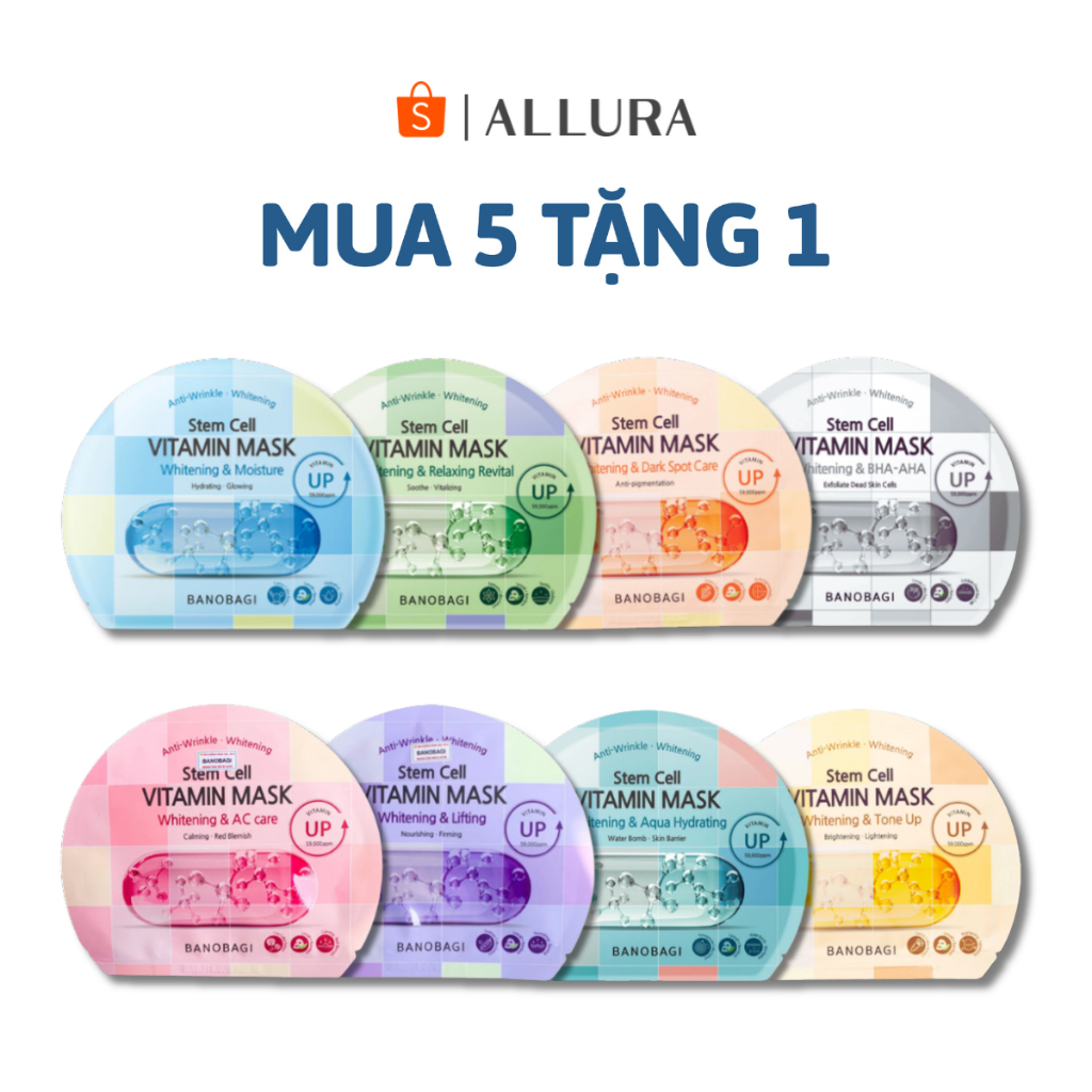 Mặt Nạ Banobagi Stem Cell Vitamin Mask 30ml ALLURA Sản Phẩm Chính Hãng