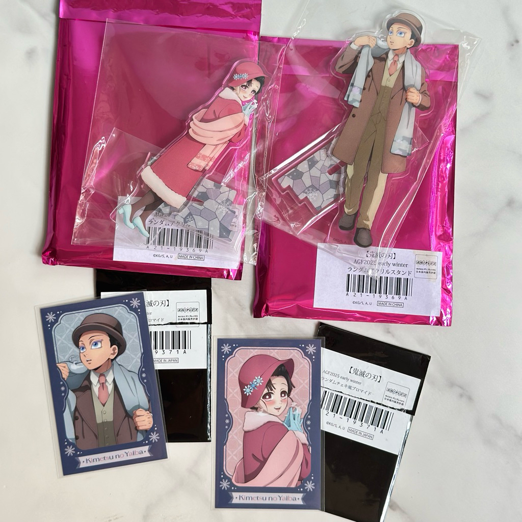 Set Standee/Bromide AGF2025 Hakuji&Koyuki Kimetsu no Yaiba KNY Demon Slayer