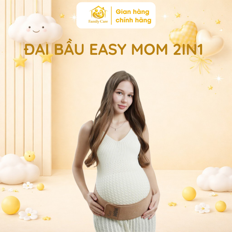 Đai bầu Easy MOM 2in1 màu da thiết kế linh hoạt cho mẹ bầu  – FamilyCare Store