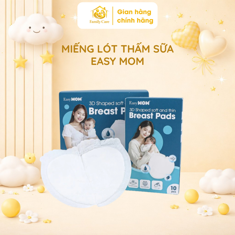 Miếng lót thấm sữa Easy MOM hỗ trợ mẹ cho con bú – FamilyCare Store