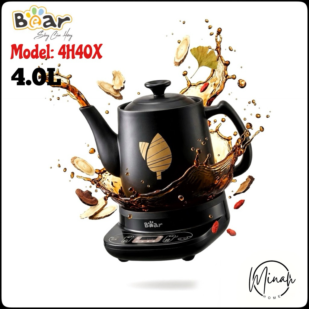 Ấm sắc thuốc Bear HTM-4H40X