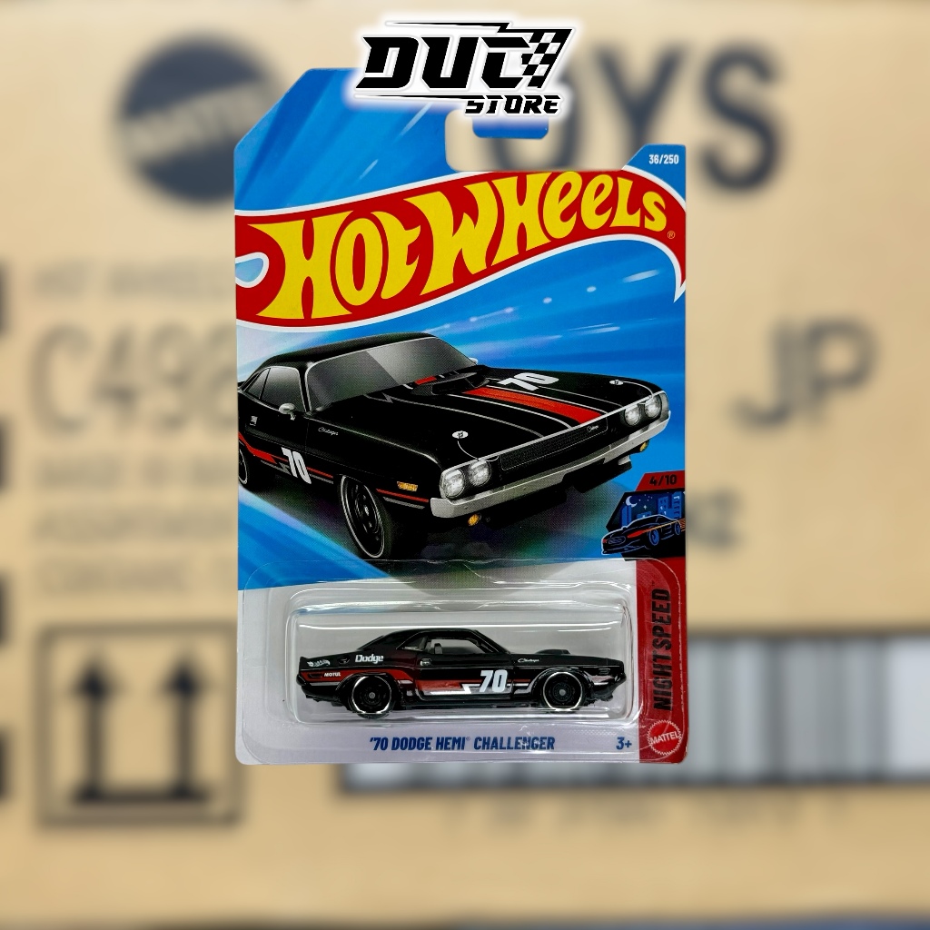 ducstore Xe mô hình JJK79 Hot Wheels 70 Dodge Hemi Challenger - basic H case 2026