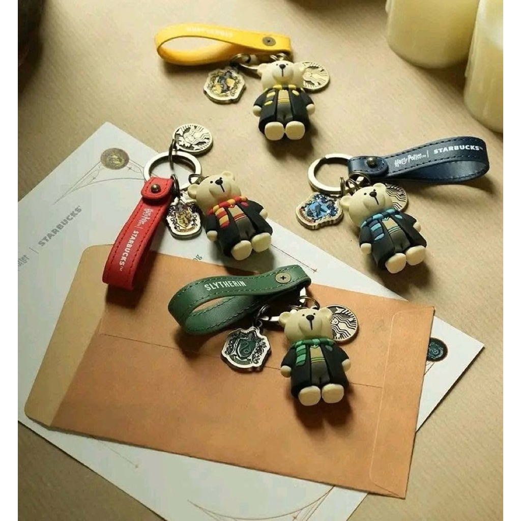 Keychain - Móc khoá Starbucks Cold Cup Keychain - Bearista Bear Keychain x Harry Potter x Starbucks