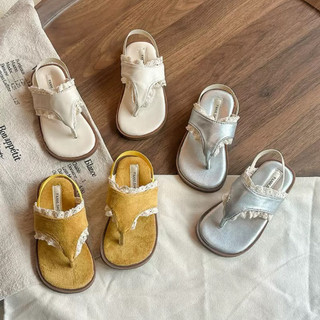 Xỏ ngón quai sau phối ren cho bé gái size 23-35 MÃ (JW2537)