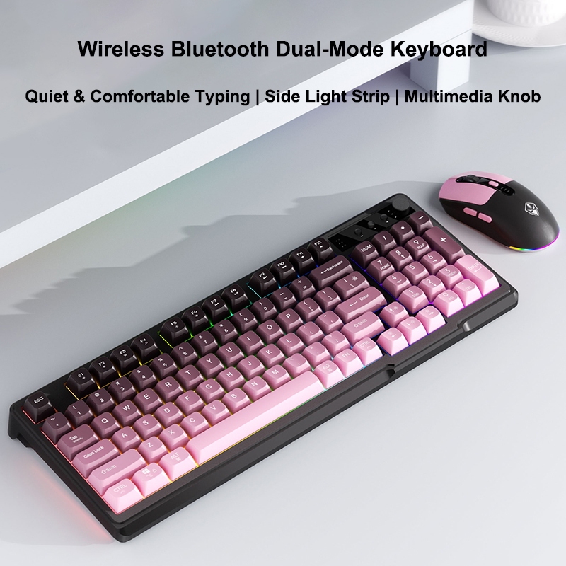Bàn Phím Chuột Gaming Không Dây INKER Bluetooth + 2.4GHz RGB | BigBuy360 - bigbuy360.vn