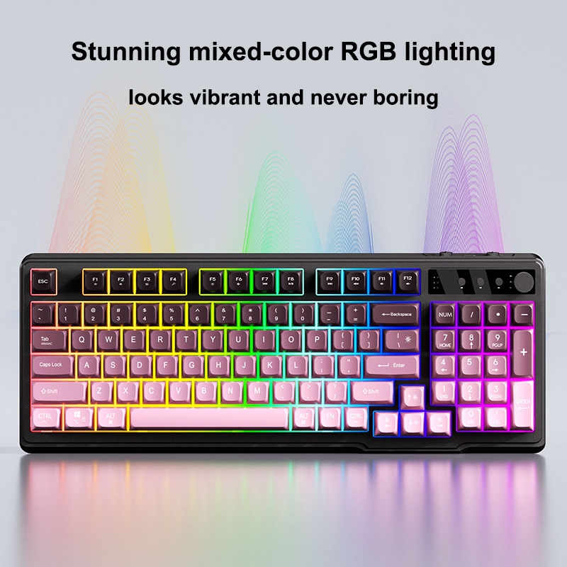 Bàn Phím Chuột Gaming Không Dây INKER Bluetooth + 2.4GHz RGB | BigBuy360 - bigbuy360.vn