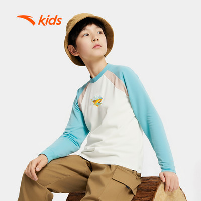 ANTA KIDS Áo Thun Dài Tay Bé Trai 3525C6402