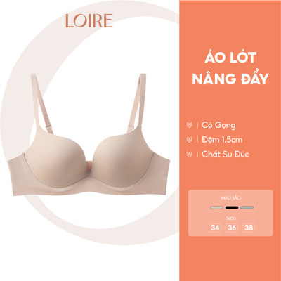 [Áo Lót Mặc Áo Dài]Áo Lót Có Gọng Đệm 1.8cm Loirechic Cup Chéo, Tạo Khe Ngực Không Lộ Viên  AL250711