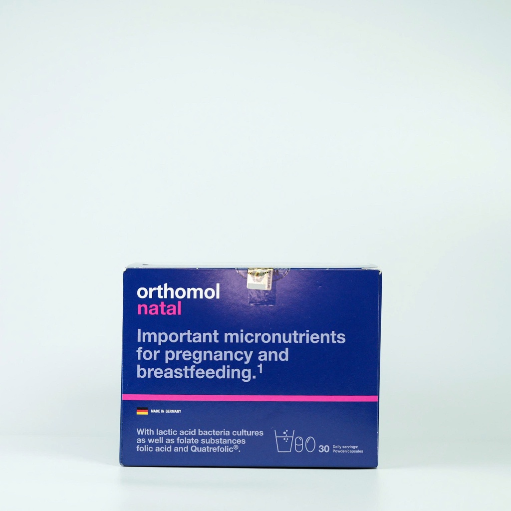 Vitamin bầu Orthomol Natal bổ sung sắt ,axitfolic ,canxi, lợi khuẩn, DHA - Bae Center