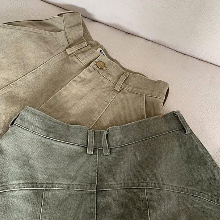 Quần Jean Retro Form Rộng GODMOTHER Quần Jean Harem Cạp Trễ Túi Kiểu Phong Cách Đường Phố Năng Động | BigBuy360 - bigbuy360.vn