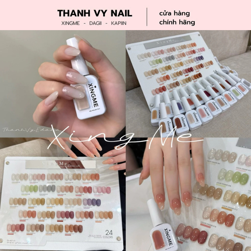 Sơn thạch đục combo 24 chai XINGME Thanh Vy Edana