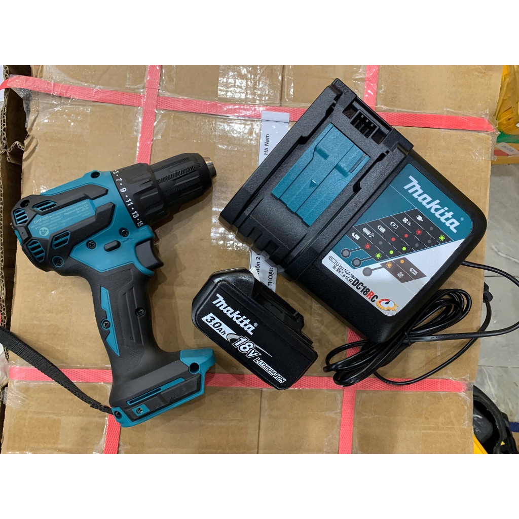 Máy khoan búa vặn vít dùng pin Makita DHP490Z