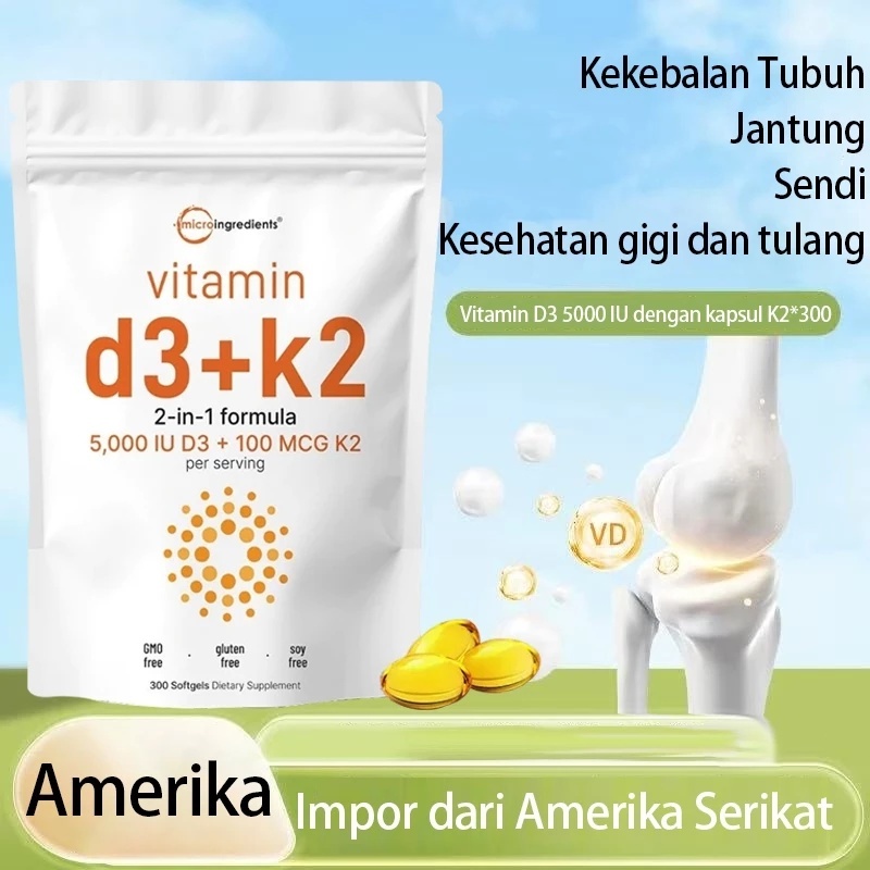 Micr0 - ingredients Vitamin D3 10,000 Iu + K2 200mcg | Vitamin D3 5000IU + K2 100mcg