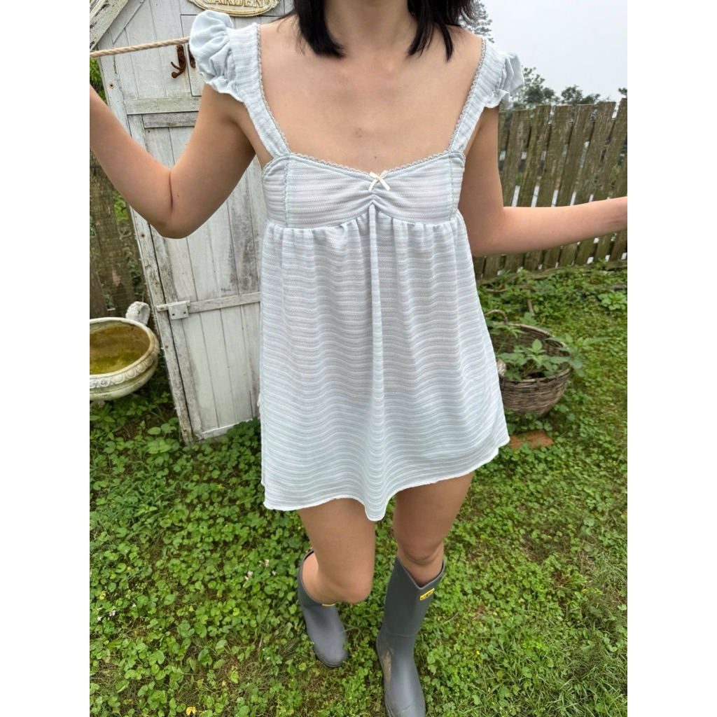 ONSRA.CO Váy ngủ babydoll nơ ngực tiểu thư _ Nebula set | BigBuy360 - bigbuy360.vn