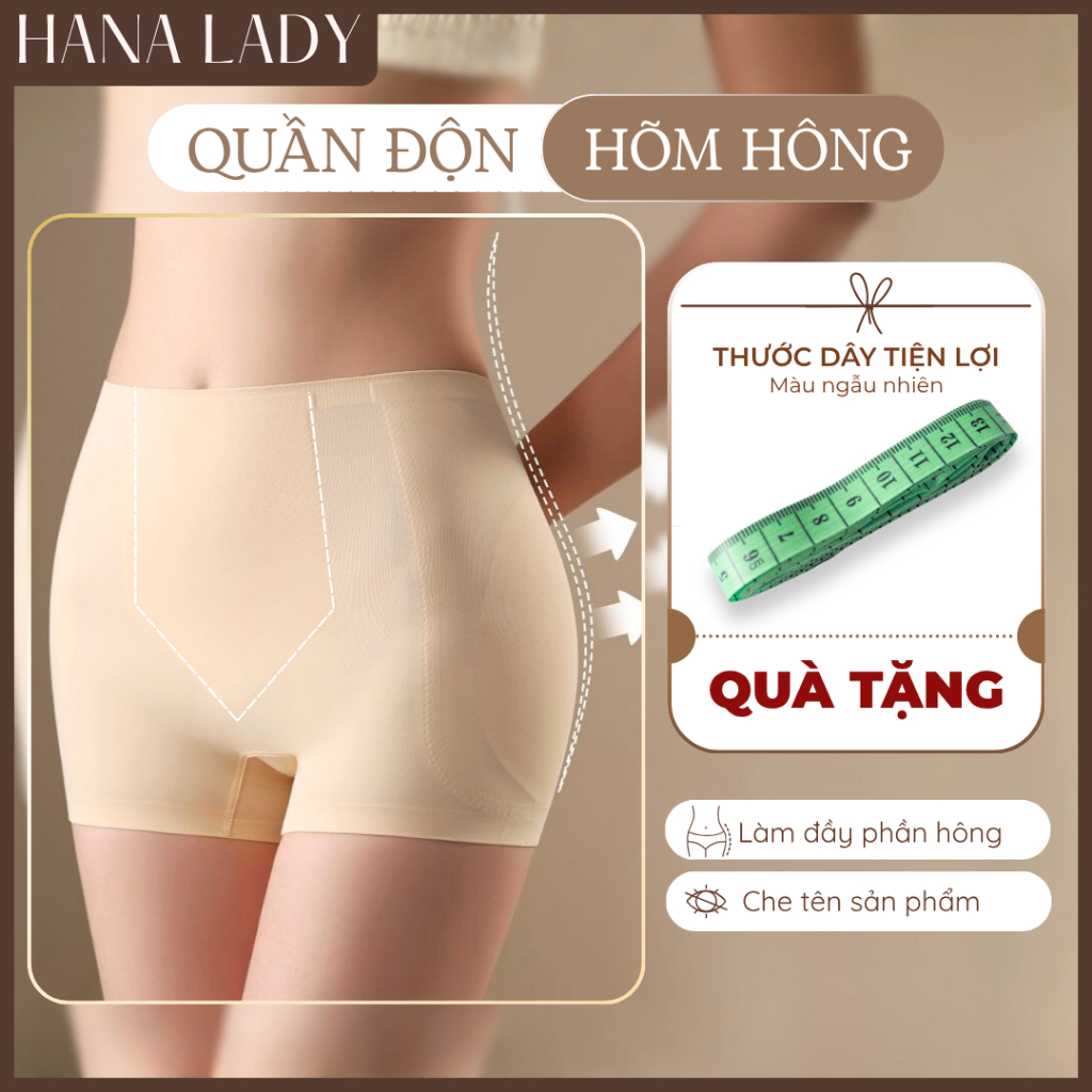 Quần Độn Hông Dáng Ngắn, Nâng Hông Tự Nhiên Chất Su Thoáng Khí Ôm Sát Body…