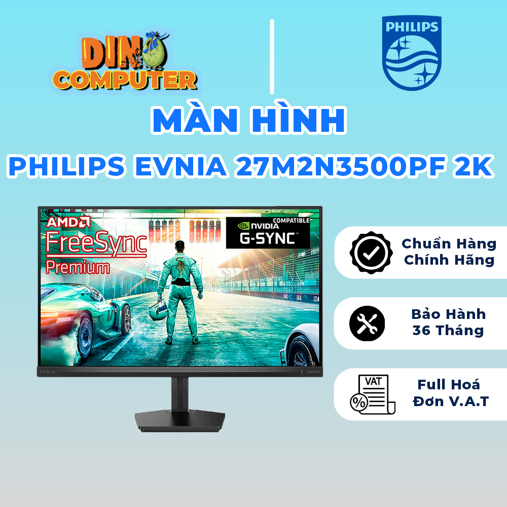 Màn hình Gaming Philips Evnia 27M2N3500PF 27" IPS 2K 260Hz 0,3ms HDR10 10bit màu - Chính hãng giá tố