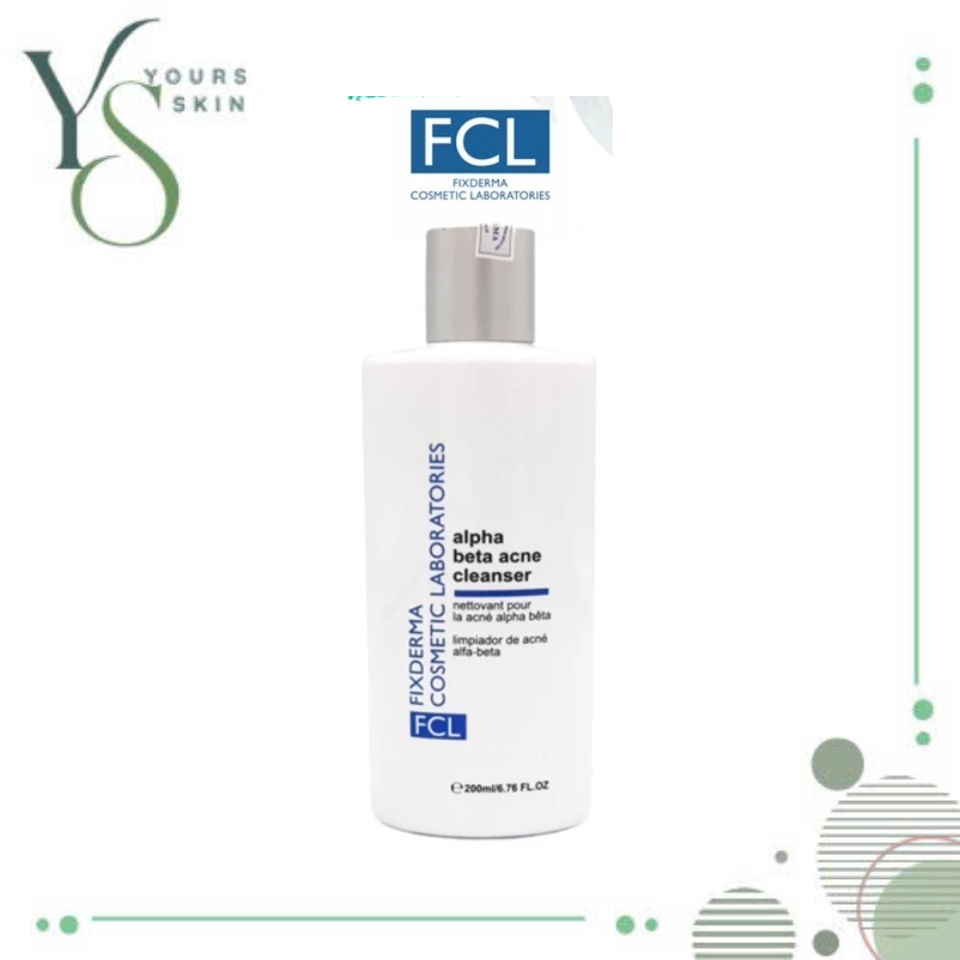 SỮA RỬA MẶT FIXDERMA FCL ALPHA BETA ACNE CLEANSER 200ml